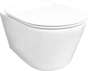 WC SUSP RIMLESS + ABATT SOFTCLOSE BLANC